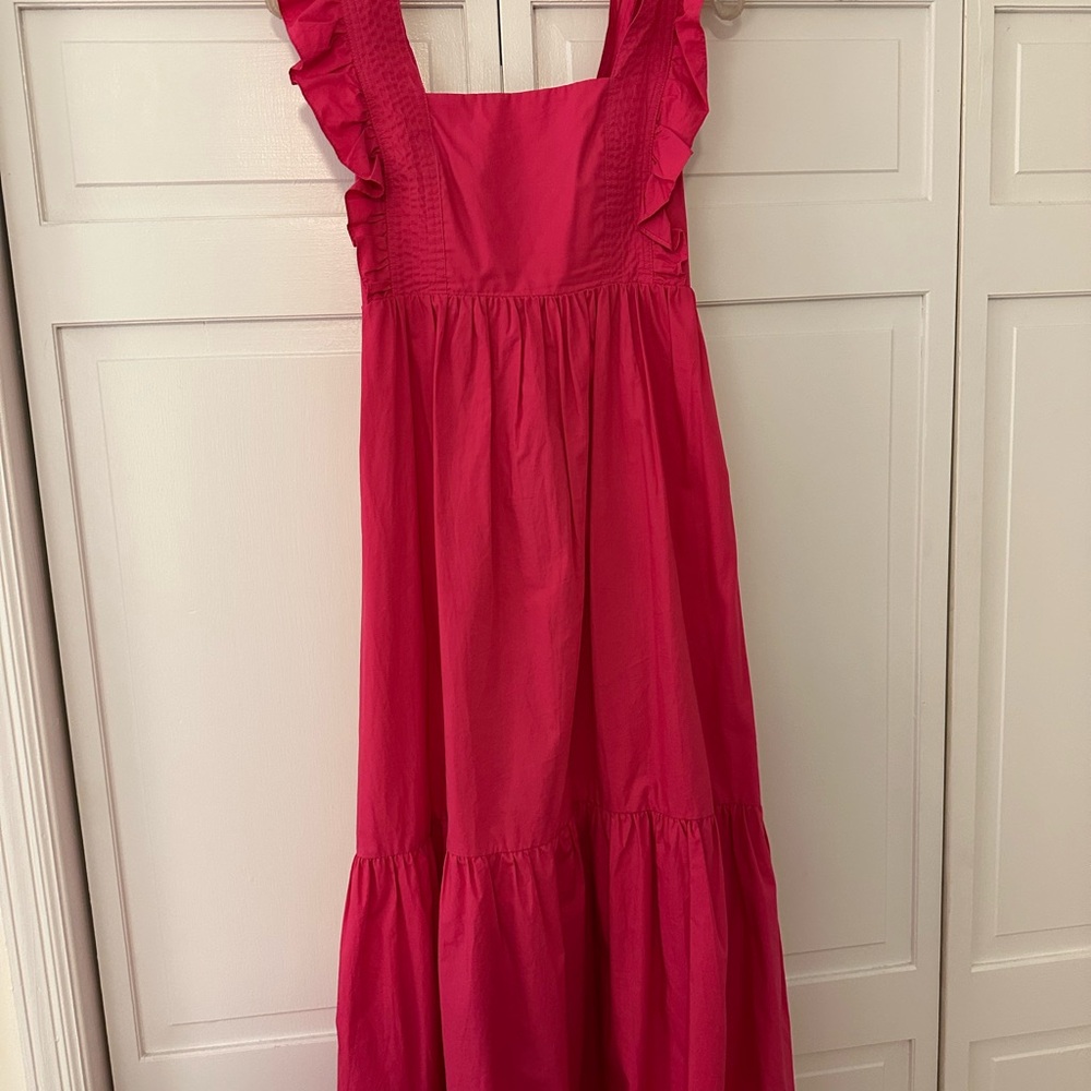 Pink O.P.T Ruffle Maxi Dress - Picture 2 of 4